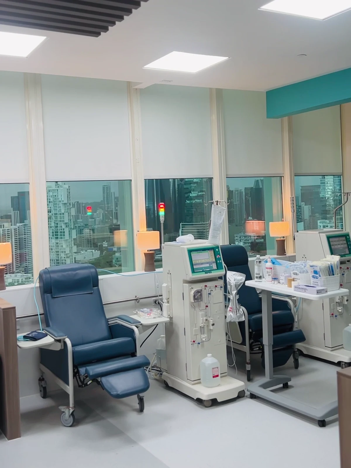Sala de hemodiálisis de Grupo Nephron, fotografía de las instalaciones
